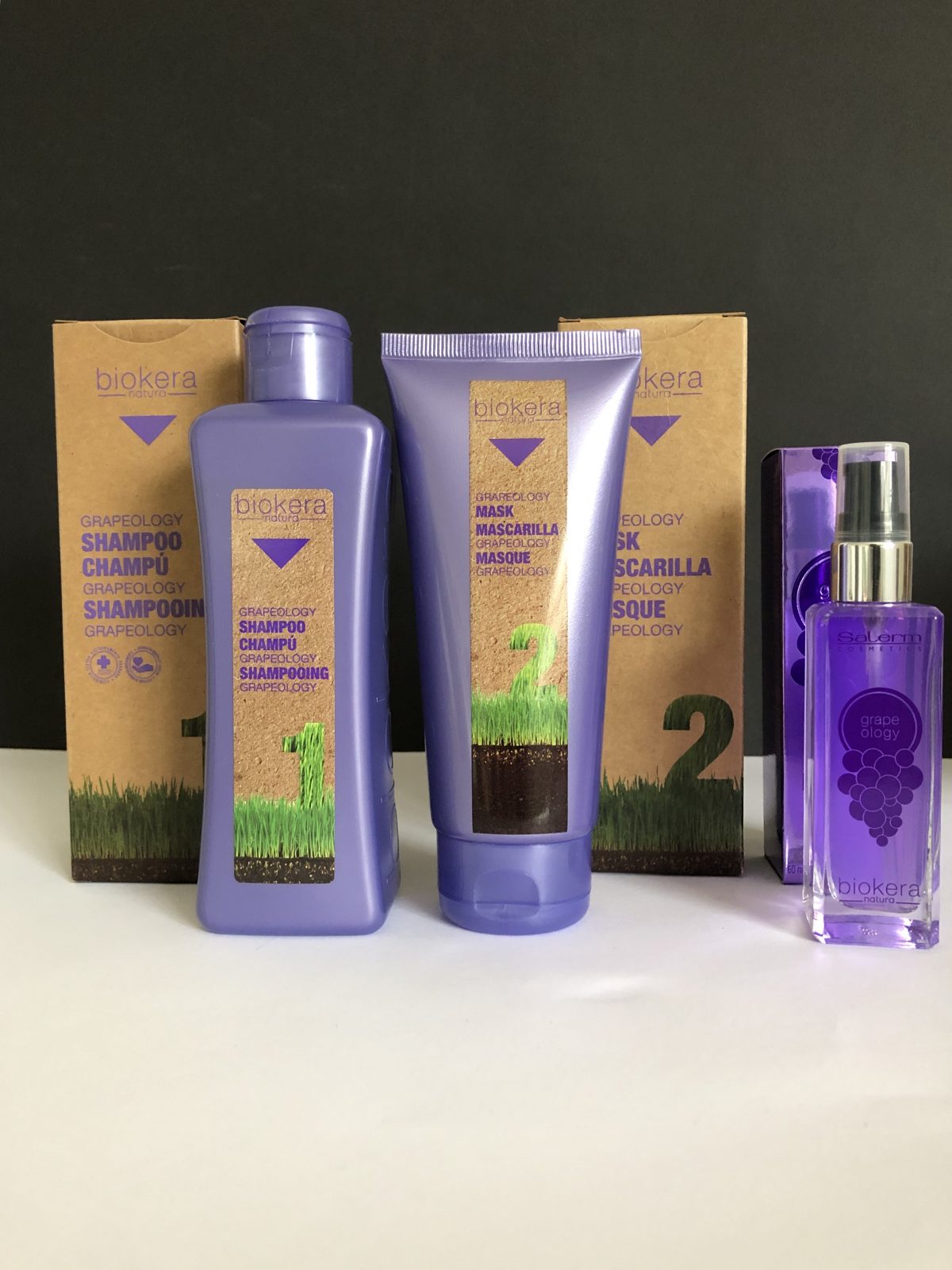 Pack Salerm Grapeology Biokera Champu + Mascarilla + Sérum