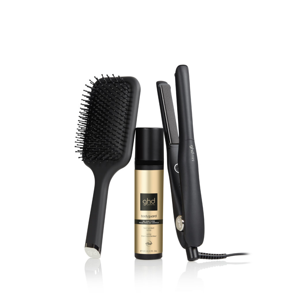 Kit GHD Gold Mini + Bodyguard + Cepillo Paddle