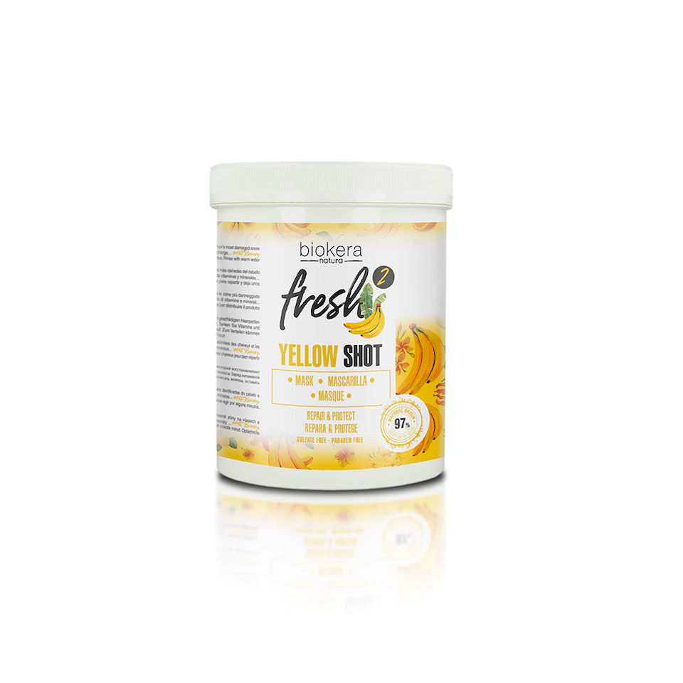 Mascarilla Yellow Shot Biokera 1000 ml.