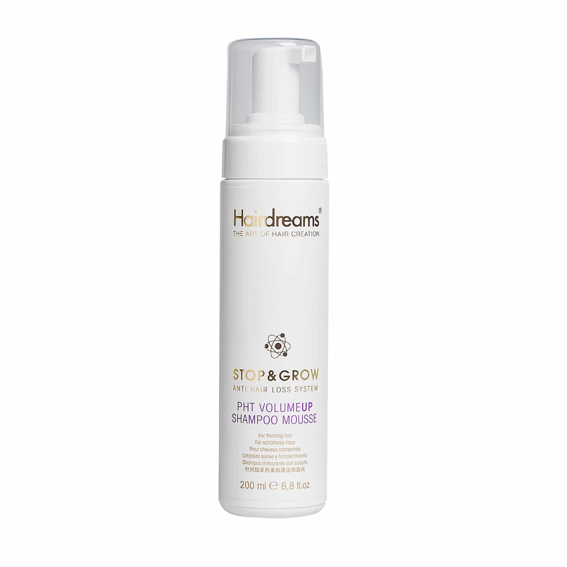 mousse-hairdrems-stop-grow Stop&Grow Volume Up Champú Mousse Hairdreams 200ml