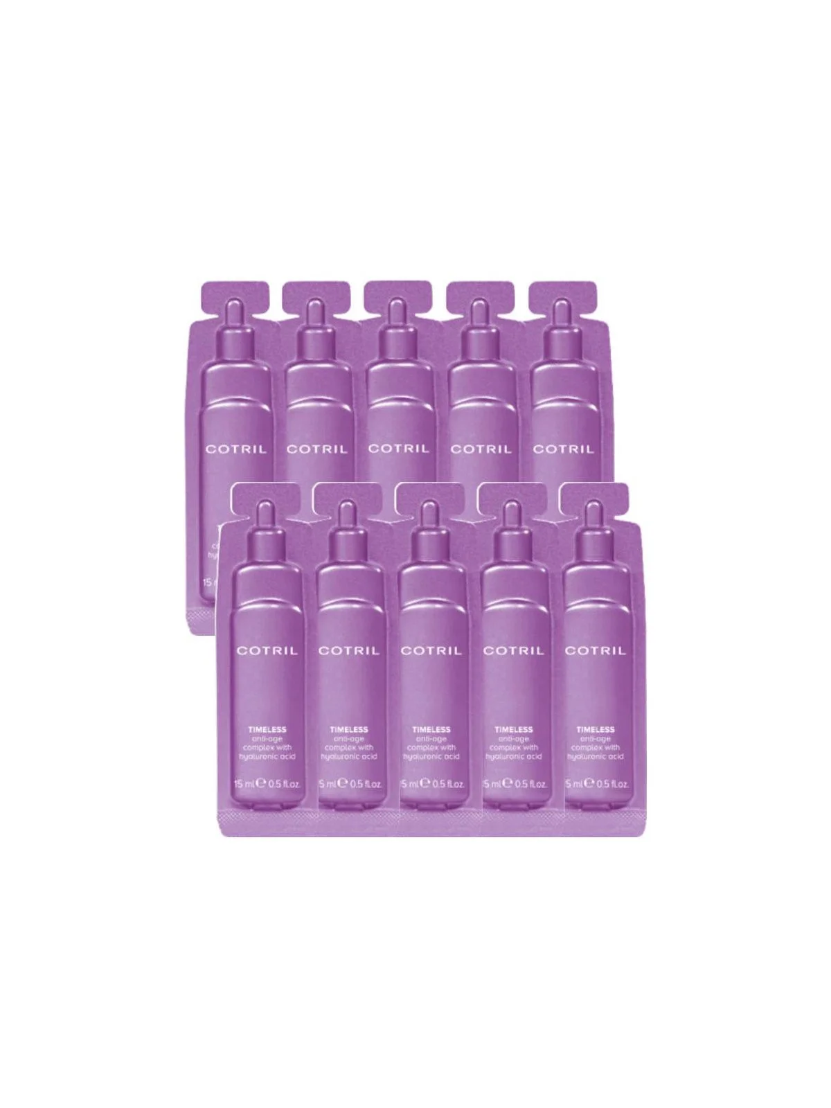 cotril-timeless-anti-age-complex-con-acido-hialuronico-10x15ml Ampollas para el pelo Anti-Age Complex con Ácido Hialurónico