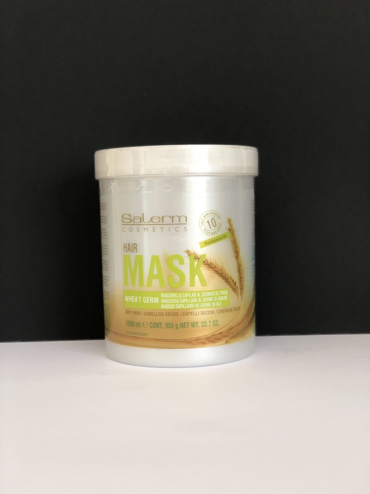 MASCARILLA TRIGO CABELLOS SECOS SALERM 1000ML Peluquería Cintia Atienzar