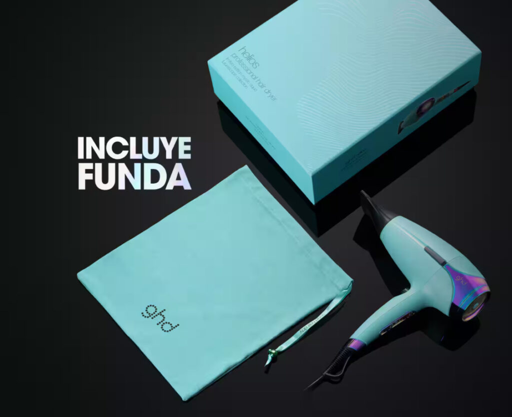 SECADO PROFESIONAL GHD HELIOS AZUL TURQUESA