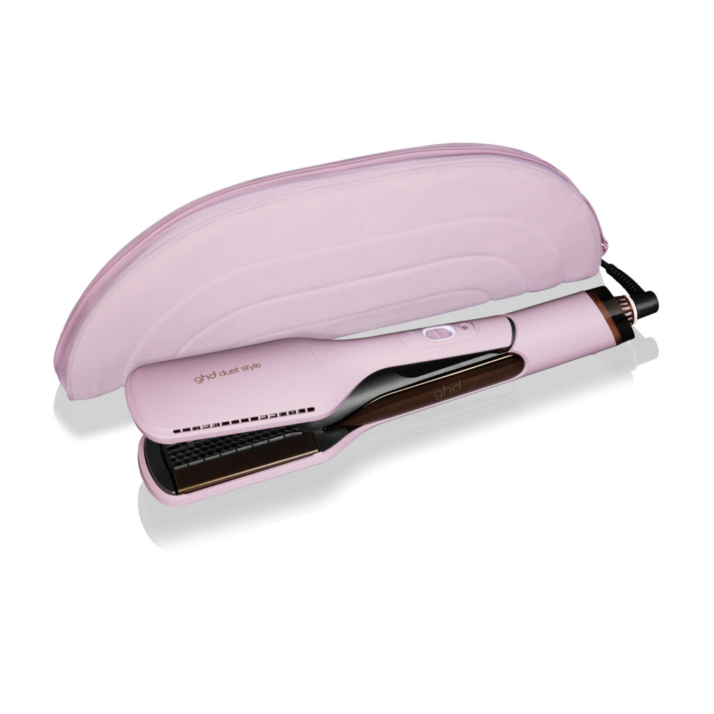 PLANCHA DE PELO DE AIRE CALIENTE 2 EN 1 GHD DUET STYLE ROSA PETALO