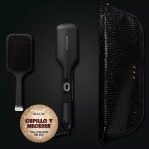 Plancha de aire caliente 2 en 1 ghd duet style gift set negro
