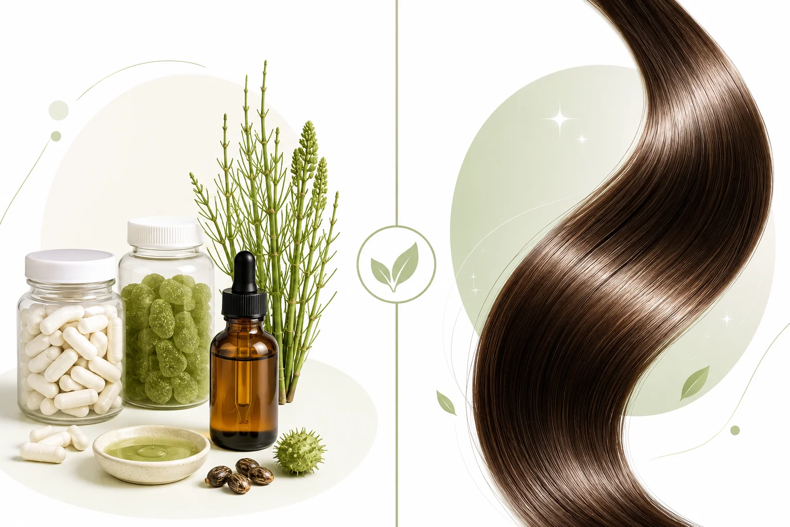 Colágeno, biotina y aceite de ricino para el pelo: ¿funcionan de verdad?